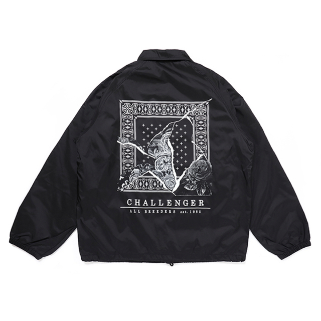 CHALLENGER BANDANA ROSE COACH JACKET 長瀬