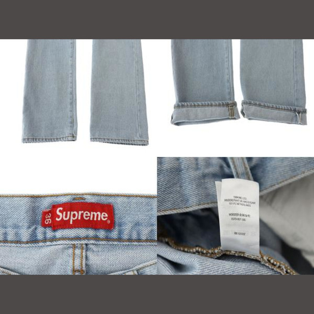 Supreme(シュプリーム)のシュプリーム 22SS ストーン ウォッシュド スリム デニム パンツ 36 メンズのパンツ(デニム/ジーンズ)の商品写真