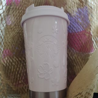 スターバックスコーヒー(Starbucks Coffee)の【新品】スタバSAKURA ステンレスTOGOロゴタンブラーエンボス355ml(タンブラー)