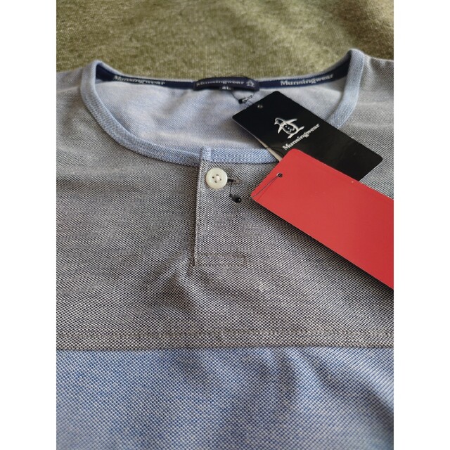 Munsingwear(マンシングウェア)の未使用品　マンシング 長袖シャツ ４Ｌサイズ メンズのトップス(Tシャツ/カットソー(七分/長袖))の商品写真