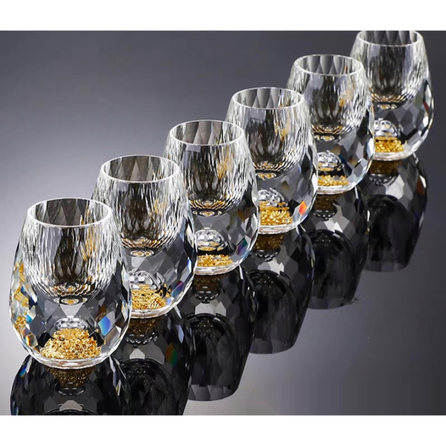 グラス 冷酒器 冷酒グラス グラスセット ショットグラス 金箔入れ高級
