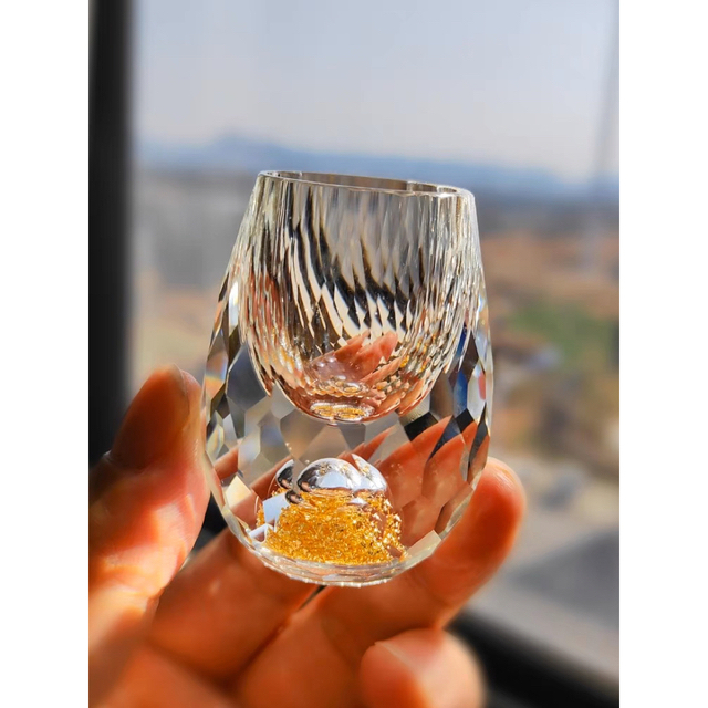 グラス 冷酒器 冷酒グラス グラスセット ショットグラス 金箔入れ高級