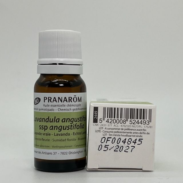 PRANAROM(プラナロム)のプラナロム 真正ラベンダー BIO 10ml ラベンダーアングスティフォリア コスメ/美容のリラクゼーション(エッセンシャルオイル（精油）)の商品写真