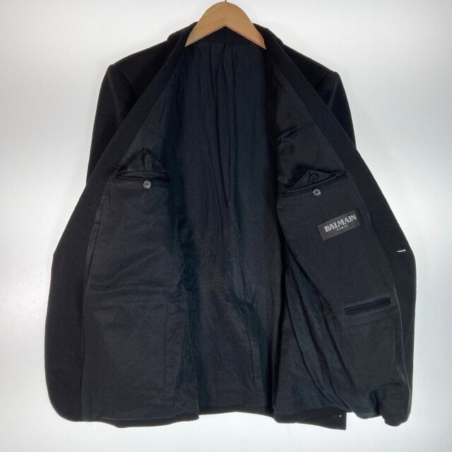 通常在庫品 ☆ バルマン ショールカラージャケット ブラック size50