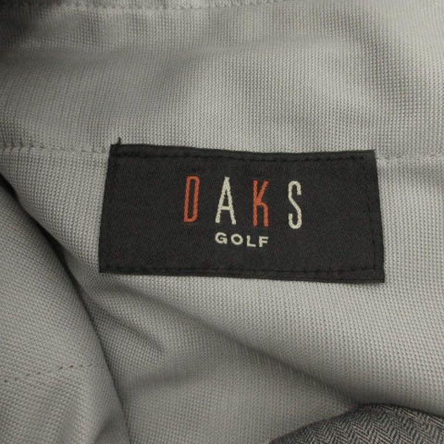 DAKS(ダックス)のダックス パンツ スラックス ヘリンボーン 日本製 ウール混 グレー系 82 メンズのパンツ(スラックス)の商品写真
