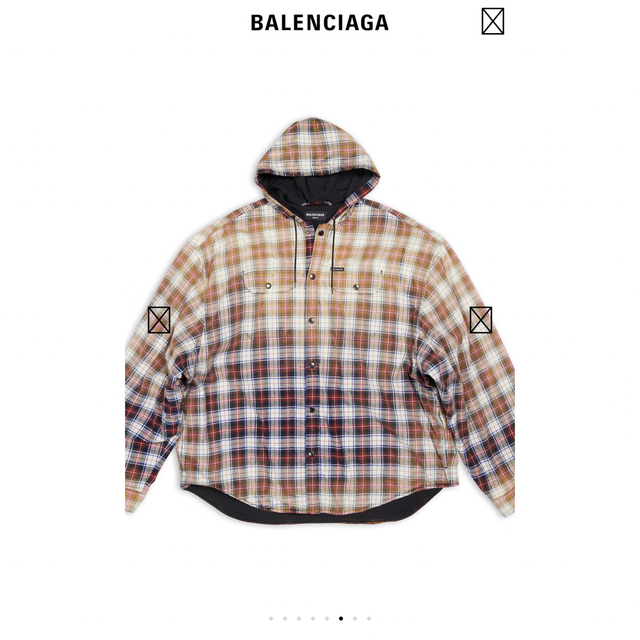 （コムドットやまと着用）balenciaga ブリーチシャツ 3