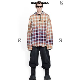 バレンシアガ(Balenciaga)の（コムドットやまと着用）balenciaga ブリーチシャツ(ブルゾン)