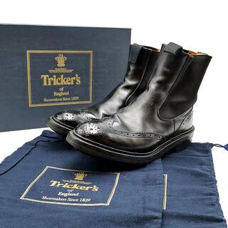 トリッカーズ(Trickers)の美品 トリッカーズ サイドゴアチェルシーブーツ ヘンリー 03-22021804(ブーツ)
