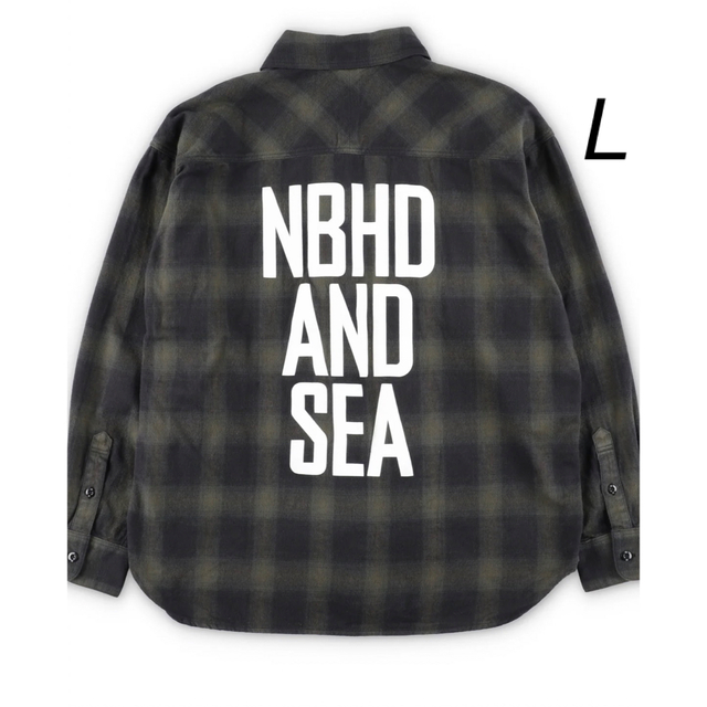 NEIGHBORHOOD(ネイバーフッド)のNH X WIND AND SEA . OMBRE CHECK SHIRT LS メンズのトップス(シャツ)の商品写真