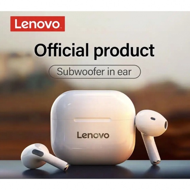 Lenovo-lp40 tws bluetoothワイヤレスヘッドセット スマホ/家電/カメラのオーディオ機器(ヘッドフォン/イヤフォン)の商品写真