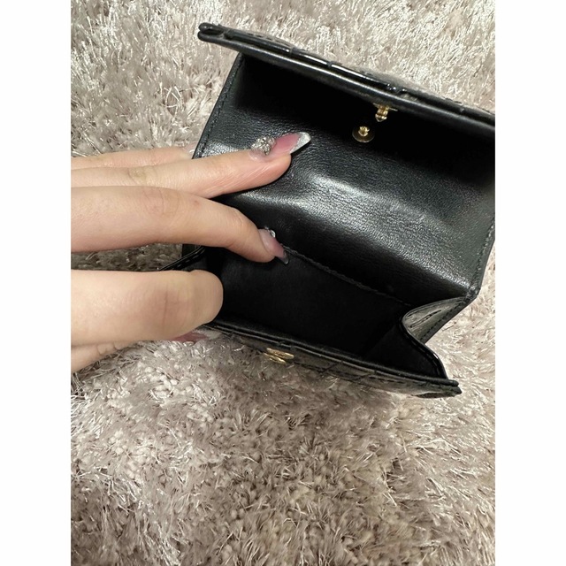 Christian Dior(クリスチャンディオール)のDIOR ロータスウォレット　LADY DIOR ロータスウォレット レディースのファッション小物(財布)の商品写真