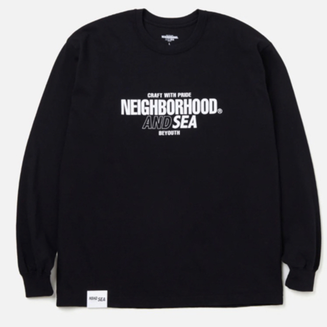 M NEIGHBORHOOD × WIND AND SEA tee White