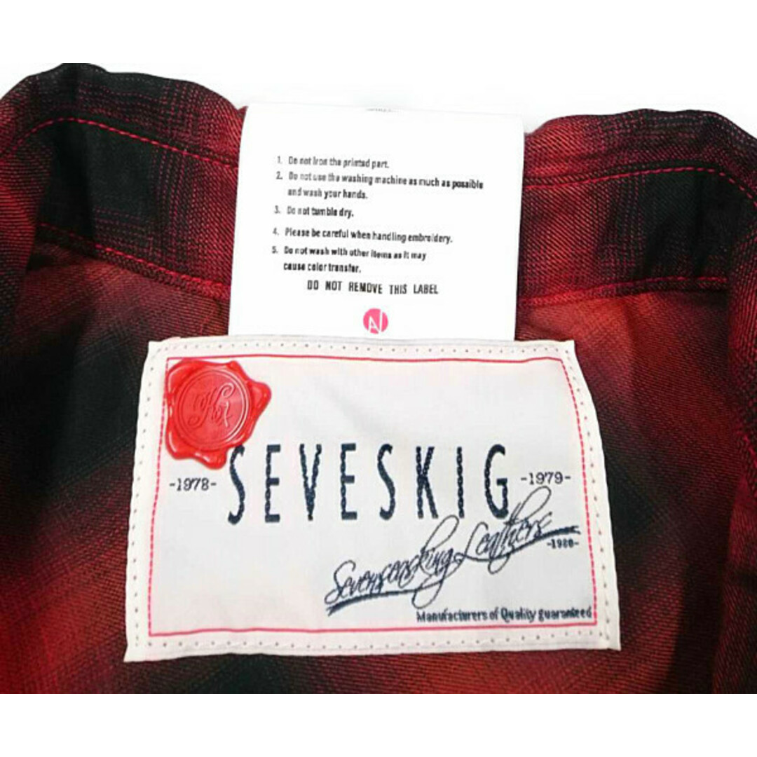 SEVESKIG セヴシブ 22SS FAKE FAKE SHIRT レイヤード デザイン シャツ ...