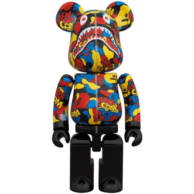 BE@RBRICK 超合金 MEDICOM TOY CAMO SHARK