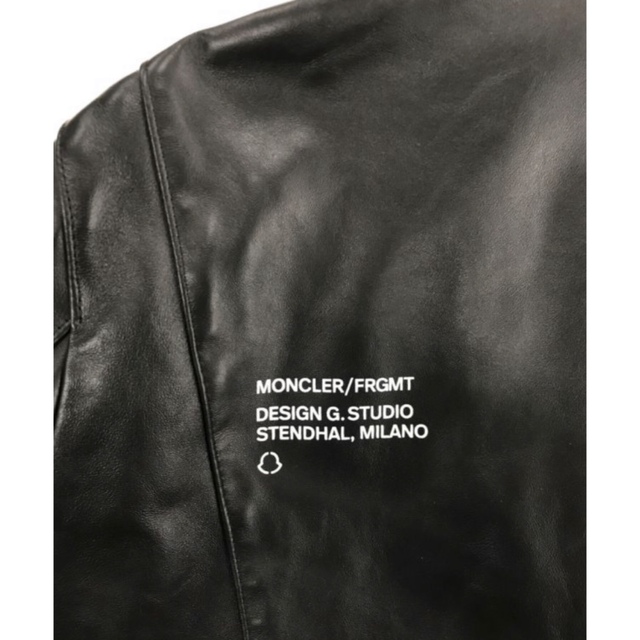 MONCLER(モンクレール)のモンクレール×フラグメント×ルイスレザー　サイクロン メンズのジャケット/アウター(ライダースジャケット)の商品写真