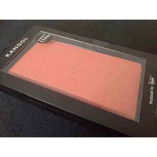 カンゴール(KANGOL)のKANGOL iPhone11Pro 手帳型ケース オレンジ 新品(iPhoneケース)