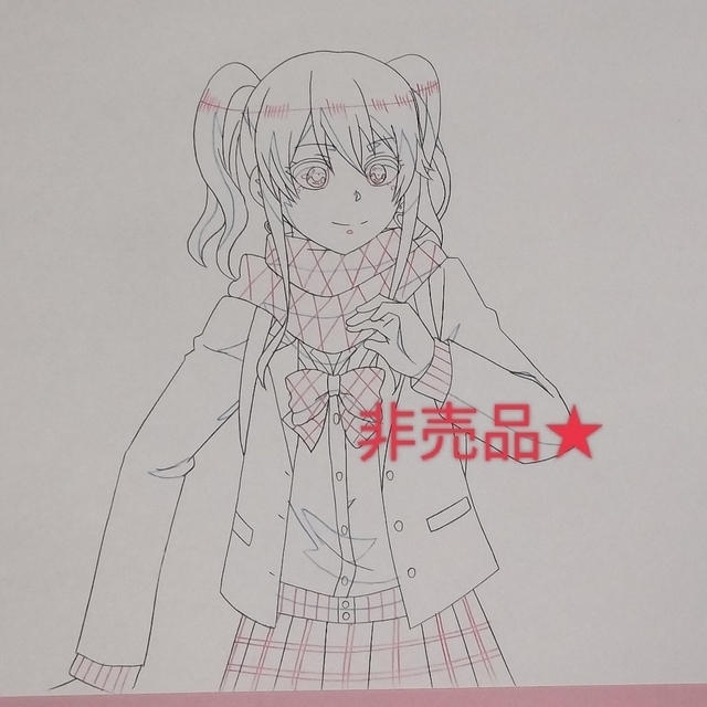 ⑰激レア citrus展限定特典 非売品藍原柚子 シーンアニメ制作生作画