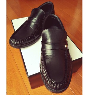 メンズ　靴　24.5 CM 　黒(ドレス/ビジネス)