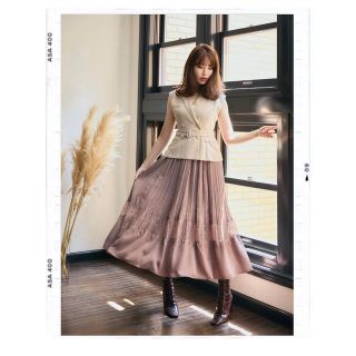 ハーリップトゥ(Her lip to)のHerlipto＊Meurice Pleated Lace Dress (ロングワンピース/マキシワンピース)