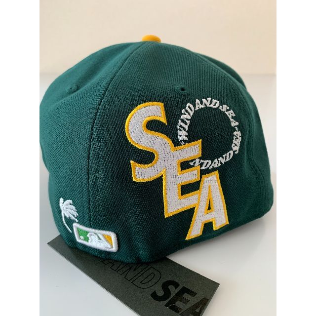 WIND AND SEA(ウィンダンシー)のMLB x NEW ERA x WDS OaklandAthletics CAP メンズの帽子(キャップ)の商品写真