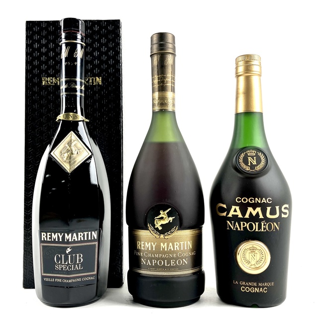 3本 REMY MARTIN CAMUS コニャック