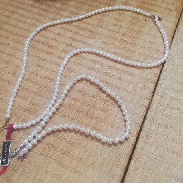 ☆激安☆大幅値下げ日本製人工真珠ネックレス2点セット 1