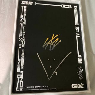 ストレイキッズ(Stray Kids)のチャンビン 直筆サイン入り CD(K-POP/アジア)