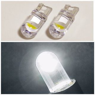 【2個】　T10 LED  バルブ 白　12v　white　6000K(その他)