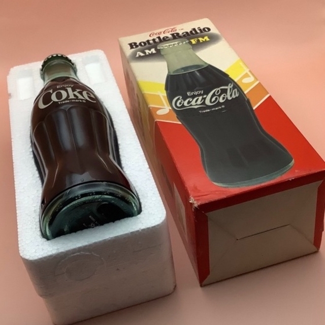 コカコーラ ヴィンテージ ボトル型 AM FM ラジオ 1980年代 動作確認済