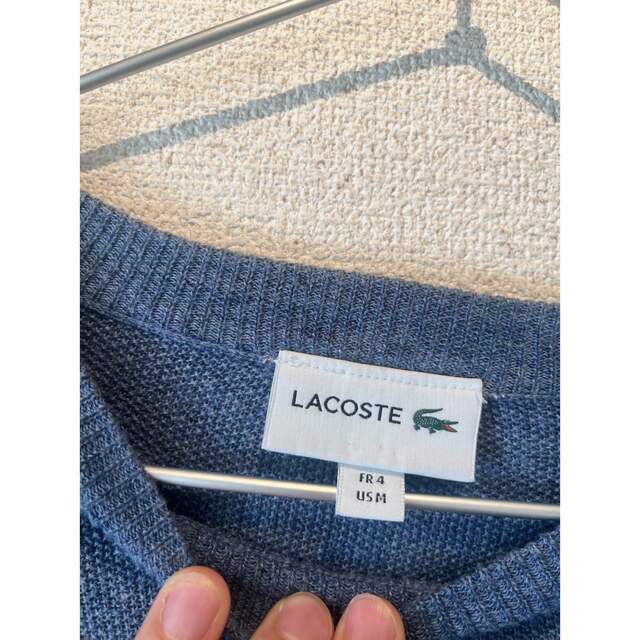 LACOSTE(ラコステ)のラコステ　ニット　Mサイズ メンズのトップス(ニット/セーター)の商品写真