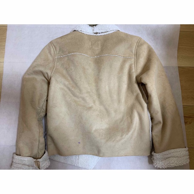 GAP(ギャップ)のGAP フェイクスウェードジャケット 140 キッズ/ベビー/マタニティのキッズ服女の子用(90cm~)(ジャケット/上着)の商品写真