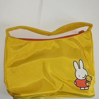 ミッフィー(miffy)のフジパン❇️ミッフィー❇️miffy❇️クレセントバック(ハンドバック) 黄色(ハンドバッグ)