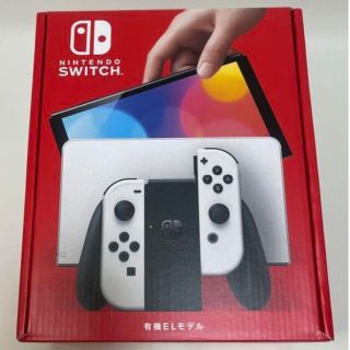 ニンテンドースイッチ(Nintendo Switch)の【新品未開封】Switch スイッチ　本体　有機EL JCホワイト(家庭用ゲーム機本体)