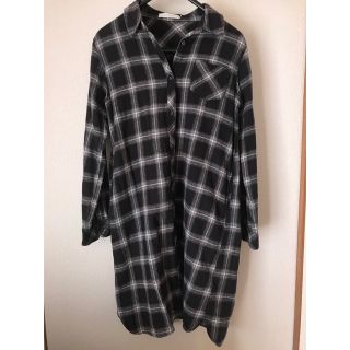 ショコラフィネローブ(chocol raffine robe)のchocol raffine robe  シャツワンピース　M(ひざ丈ワンピース)