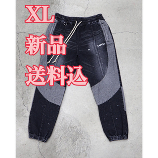 シュプリーム(Supreme)の★新品・XL★SAPEur VINTAGE DENIM PANTS BLACK(デニム/ジーンズ)