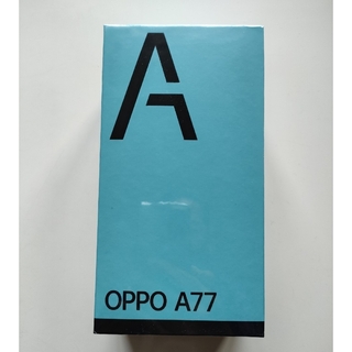 新品・未開封 OPPO A77 ブラック SIMフリー(スマートフォン本体)