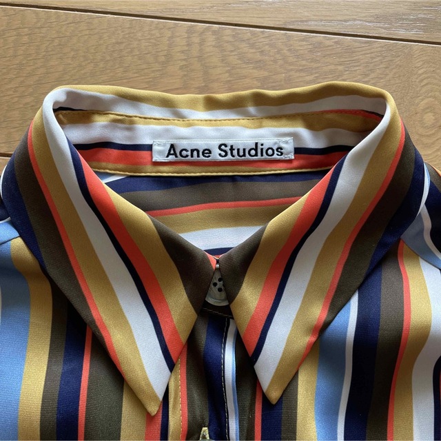Acne Studios - アクネストゥディオズ カラーストライプシャツ 柄 