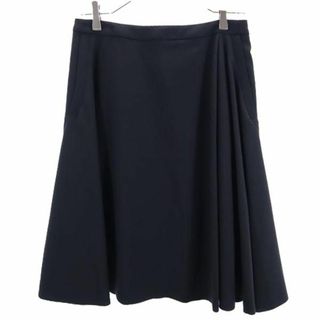 マックスマーラ(Max Mara)のマックスマーラ フレア スカート 40 黒 MAX MARA レディース 【中古】  【230304】(ミニスカート)