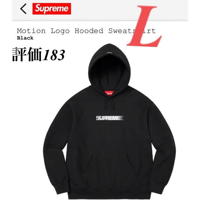 Supreme Motion Logo Hooded Sweatshirt L