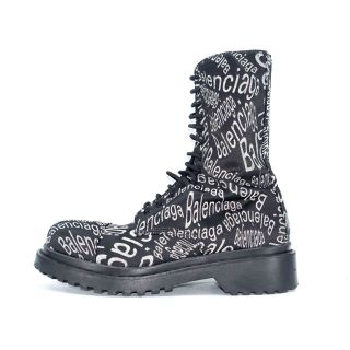 バレンシアガ(Balenciaga)のBALENCIAGA 19aw WAVE LOGO COMBAT BOOT (ブーツ)