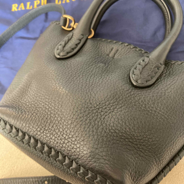 Ralph Lauren(ラルフローレン)のPOLO RALPH LAUREN レザーバッグ　ミニトート レディースのバッグ(ハンドバッグ)の商品写真