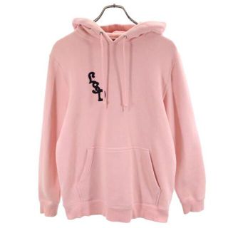 美品★STUSSY スウェットパーカー　ピンク　L