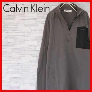 カルバンクライン(Calvin Klein)の★流行中★ カルバンクライン ハーフジップ スウェット トレーナー ck(スウェット)