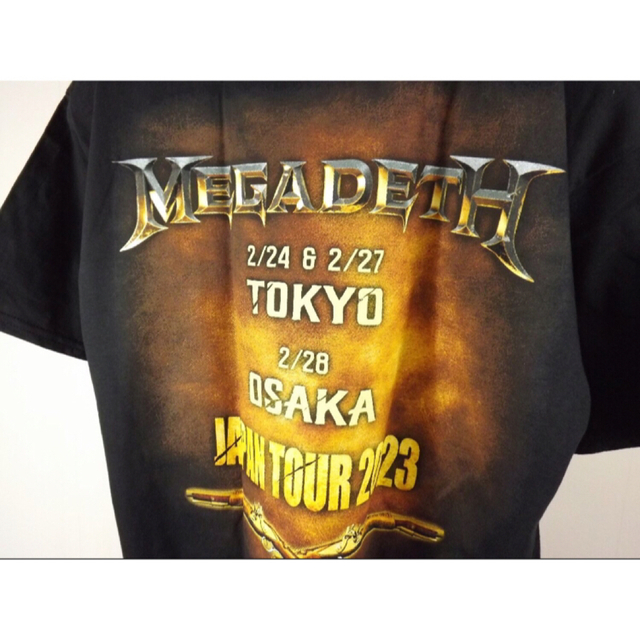 M 新品 MEGADETH メガデス　Tシャツ　ジャパンツアー限定 Tシャツ 7