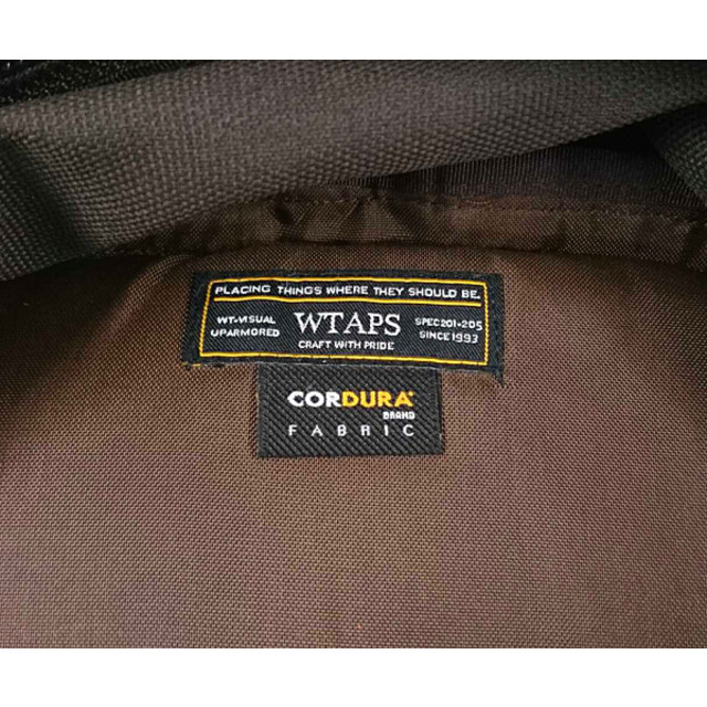 W)taps(ダブルタップス)のWTAPS ダブルタップス BOOKPACK CORDURA バックパック リュック ブラウン サイズフリー 正規品 / 24485 メンズのバッグ(バッグパック/リュック)の商品写真