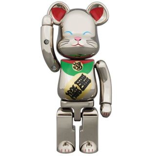 メディコムトイ(MEDICOM TOY)の超合金 BE@RBRICK 招き猫 銀メッキ弐(その他)