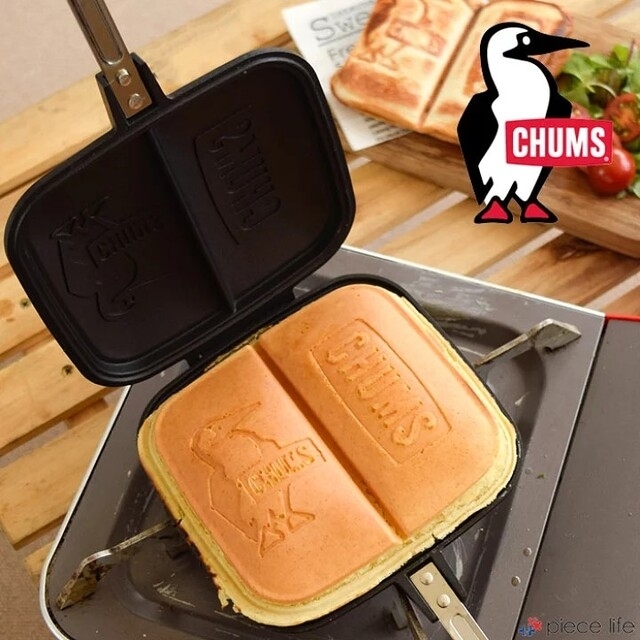 CHUMS(チャムス)の【CHUMS】Double Hot Sandwich Cooker　ホットサンド スポーツ/アウトドアのアウトドア(調理器具)の商品写真