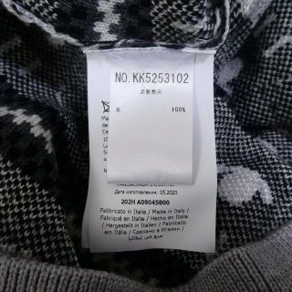 MOSCHINO - 美品 BOUTIQUE MOSCHINO 総柄 タートルネック ニット