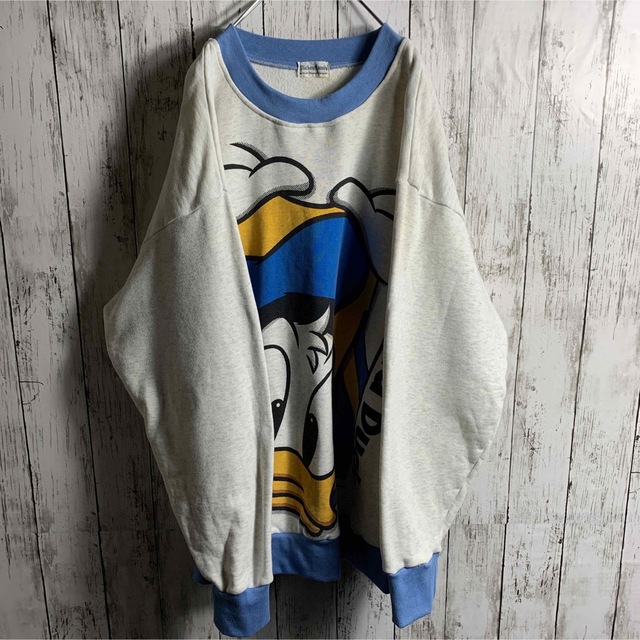 激レア mickey family 80s〜90s ドナルド スウェット シャツ