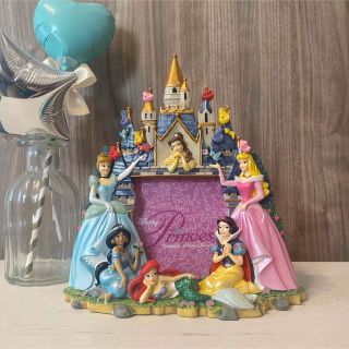 ディズニー(Disney)の【★希少】　ディズニープリンセス　フォトフレーム(キャラクターグッズ)